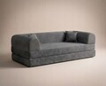 Canapea extensibila 3 locuri, Atelier del Sofa, 118FVL1306, Tesatura plus reiata, Antracit