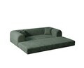 Canapea extensibila 3 locuri, Atelier del Sofa, 118FVL1307, Tesatura plus reiata, Verde