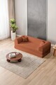 Canapea extensibila 3 locuri, Atelier del Sofa, 118FVL1308, Tesatura plus reiata, Portocaliu