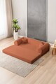 Canapea extensibila 3 locuri, Atelier del Sofa, 118FVL1308, Tesatura plus reiata, Portocaliu