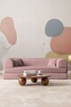 Canapea extensibila 3 locuri, Atelier del Sofa, 118FVL1309, Tesatura plus reiata, Roz