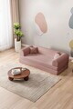 Canapea extensibila 3 locuri, Atelier del Sofa, 118FVL1309, Tesatura plus reiata, Roz