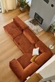 Coltar, Atelier del Sofa, 118FVL1401, Tesatura plus reiata, Caramiziu