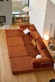 Coltar, Atelier del Sofa, 118FVL1401, Tesatura plus reiata, Caramiziu