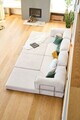 Coltar, Atelier del Sofa, 118FVL1402, Tesatura plus reiata, Crem