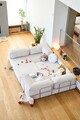 Coltar, Atelier del Sofa, 118FVL1402, Tesatura plus reiata, Crem