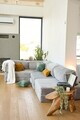Coltar, Atelier del Sofa, 118FVL1405, Tesatura plus reiata, Gri deschis