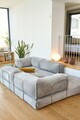 Coltar, Atelier del Sofa, 118FVL1405, Tesatura plus reiata, Gri deschis