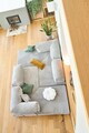 Coltar, Atelier del Sofa, 118FVL1405, Tesatura plus reiata, Gri deschis