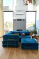 Coltar, Atelier del Sofa, 118FVL1406, Tesatura plus reiata, Indigo
