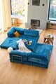 Coltar, Atelier del Sofa, 118FVL1406, Tesatura plus reiata, Indigo