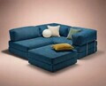 Coltar, Atelier del Sofa, 118FVL1406, Tesatura plus reiata, Indigo