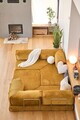 Coltar, Atelier del Sofa, 118FVL1407, Tesatura plus reiata, Galben mustar
