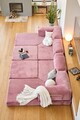 Coltar, Atelier del Sofa, 118FVL1409, Tesatura plus reiata, Roz