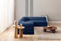 Coltar, Atelier del Sofa, 118FVL1503, Tesatura plus reiata, Albastru navy