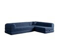 Coltar, Atelier del Sofa, 118FVL1503, Tesatura plus reiata, Albastru navy