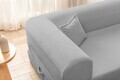 Coltar, Atelier del Sofa, 118FVL1505, Tesatura plus reiata, Gri deschis