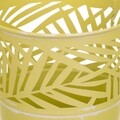 Ghiveci Foliage, Creaciones Meng, 12x13.5 cm, metal galvanizat, galben