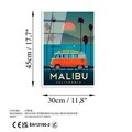 Tablou decorativ, UV-1008, Sticla temperata, 30 x 45 cm, Multicolor