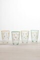 Set pahare, Hermia, 127RKL1121, Sticla, Galben / Verde