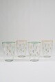 Set pahare, Hermia, 127RKL1121, Sticla, Galben / Verde
