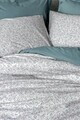 Lenjerie de pat pentru o persoana, L'essentiel Maison, June, Bumbac Ranforce, Verde menta