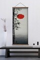 Tablou decorativ, ARTJPNPSTRDK11, Lemn masiv, Pictura pe canvas, Multicolor
