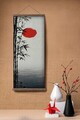 Tablou decorativ, ARTJPNPSTRDK11, Lemn masiv, Pictura pe canvas, Multicolor