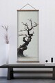 Tablou decorativ, ARTJPNPSTRDK12, Lemn masiv, Pictura pe canvas, Multicolor