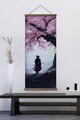 Tablou decorativ, ARTJPNPSTRDK13, Lemn masiv, Pictura pe canvas, Multicolor