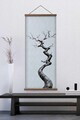 Tablou decorativ, ARTJPNPSTRDK15, Lemn masiv, Pictura pe canvas, Multicolor
