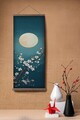 Tablou decorativ, ARTJPNPSTRDK25, Lemn masiv, Pictura pe canvas, Multicolor
