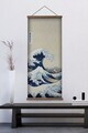 Tablou decorativ, ARTJPNPSTRDK1, Lemn masiv, Pictura pe canvas, Multicolor