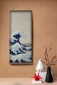 Tablou decorativ, ARTJPNPSTRDK1, Lemn masiv, Pictura pe canvas, Multicolor
