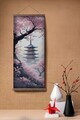 Tablou decorativ, ARTJPNPSTRDK2, Lemn masiv, Pictura pe canvas, Multicolor