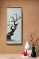 Tablou decorativ, ARTJPNPSTRDK12, Lemn masiv, Pictura pe canvas, Multicolor