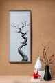 Tablou decorativ, ARTJPNPSTRDK15, Lemn masiv, Pictura pe canvas, Multicolor