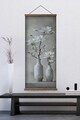 Tablou decorativ, ARTJPNPSTRDK18, Lemn masiv, Pictura pe canvas, Multicolor