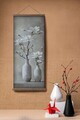 Tablou decorativ, ARTJPNPSTRDK18, Lemn masiv, Pictura pe canvas, Multicolor