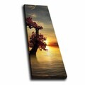 Tablou decorativ cu lumina LED, 3090KTLGDACT, PÂNZĂ DE POLIESTER, 30 x 90 cm, Multicolor