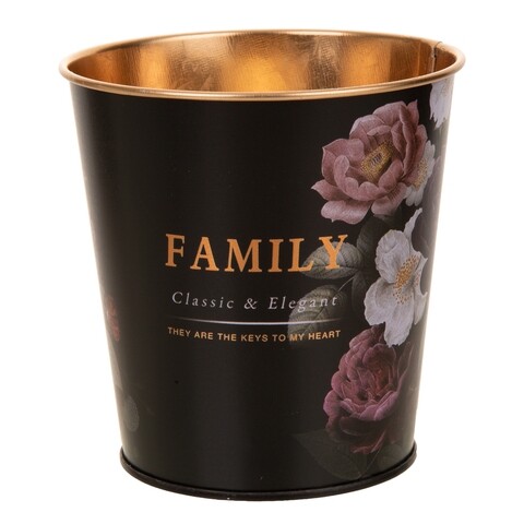 Ghiveci Family, Creaciones Meng, 10x10 cm, metal galvanizat