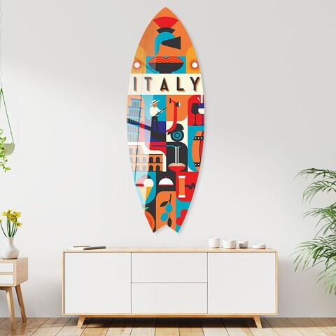 Pictură decorativă din plexiglas, Mvsf32M, PLEXIGLAS,  Cadru: Design fără ramă, Multicolor