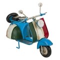 Decoratiune Scooter Italy, Creaciones Meng, 16x7 cm, metal, albastru