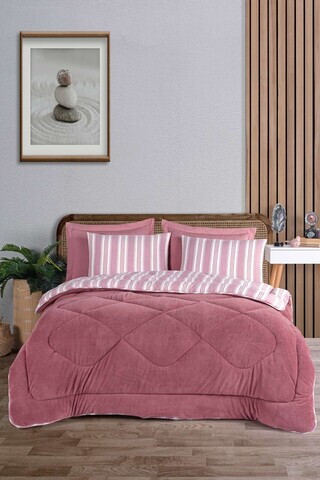 Set de fete de perna (2 Pieces), L'essentiel Maison, Linie moale, BUMBAC/POLIESTER, Rosu claret