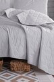 Cuvertura Single 155x200 cm, L'essentiel Maison, Solid, Bumbac/Poliester, Gri