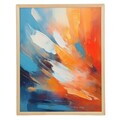 Tablou decorativ, Cc-D-Ah-1004 70 x 95, Canvas, Cadru: 100% LEMN (Grosime: 18 mm), Multicolor