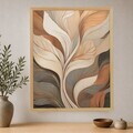 Tablou decorativ, Cc-D-Ah-1005 45 x 60, Canvas, Cadru: 100% LEMN (Grosime: 18 mm), Multicolor