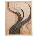 Tablou decorativ, Cc-D-Ah-1012 45 x 60, Canvas, Cadru: 100% LEMN (Grosime: 18 mm), Multicolor