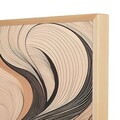 Tablou decorativ, Cc-D-Ah-1012 70 x 95, Canvas, Cadru: 100% LEMN (Grosime: 18 mm), Multicolor