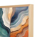 Tablou decorativ, Cc-D-Ah-1017 45 x 60, Canvas, Cadru: 100% LEMN (Grosime: 18 mm), Multicolor
